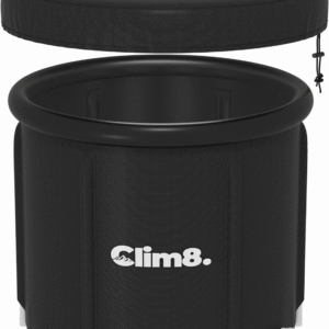 Bañera de hielo para atletas: piscina fría de 116 galones al aire libre con tapa, vaina de hielo portátil para adultos, bañera de hielo inflable, terapia de frío, bañera independiente.