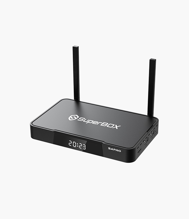 Caja de TV inteligente S4 PRO 2T2R WiFi de doble banda (2 GB+32 GB) con control remoto por voz, HDMI, fuente de alimentación, mini teclado (súper extra), negro, 16 x 12 x 2 cm - Imagen 3