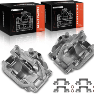 A-Premium Conjunto de pinza de freno de disco con soporte compatible con modelos seleccionados Cadillac, Chevy y GMC - Escalade, Avalanche, Silverado 1500, Suburban 1500, Tahoe, Sierra 1500 y más