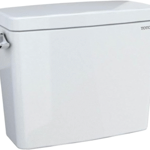 Tanque de inodoro TOTO Drake de 1.28 GPF con descarga automática WASHLET+, blanco algodón - ST776EA#01