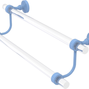 Allied Brass PG-72-36-FTB Pacific Grove Collection - Toallero doble de 28 pulgadas, color azul