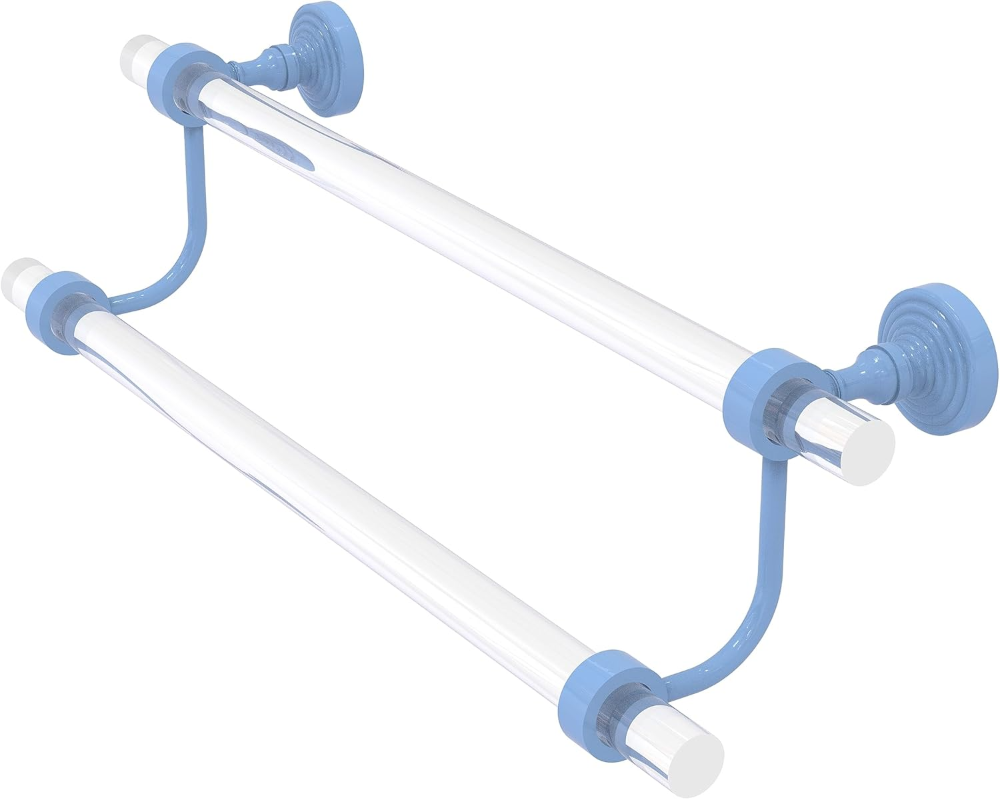 Allied Brass PG-72-36-FTB Pacific Grove Collection - Toallero doble de 28 pulgadas, color azul
