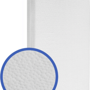 Blissful Diary Colchón mini para cuna, 2 etapas de doble firmeza con espuma de soporte de alta densidad y forma de memoria de gel refrescante, mini colchón de 38 x 24 pulgadas para cuna con funda