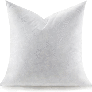 Inserto de almohada de plumas, cuadrado suave y esponjoso de 26 x 26 pulgadas, inserto decorativo para almohada, almohadas de plumas y plumón estilo europeo para cama, sofá y cojín