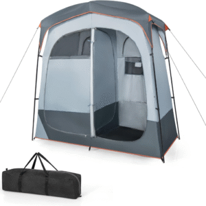 Tienda de campaña con ducha de 2 habitaciones, gran refugio privado, vestidor portátil
