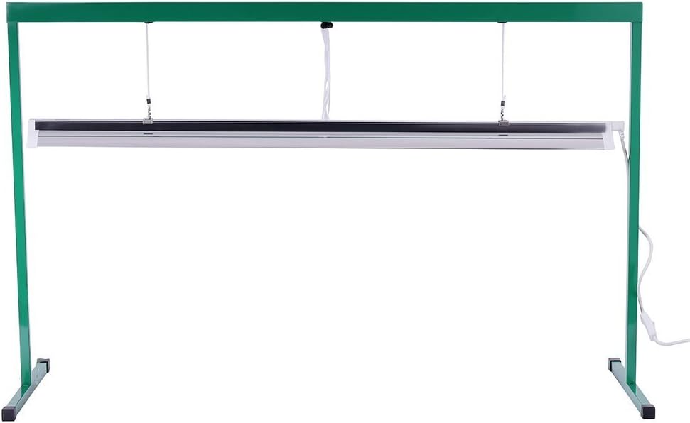 Soporte de luz con fluorescente para el crecimiento de la planta de inicio de semillas, 6400 K, T5 Grow Soporte de luz