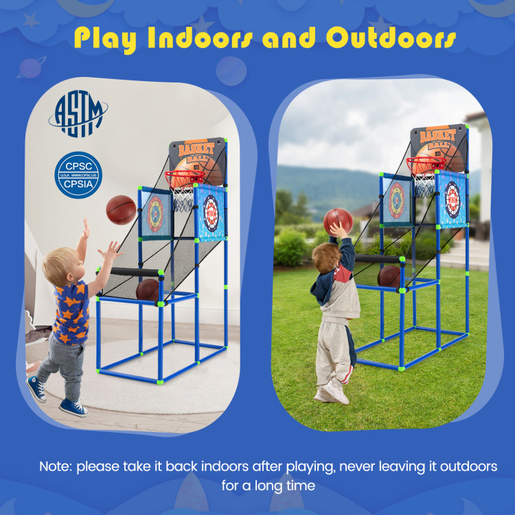 Juego arcade de baloncesto para niños con marcador electrónico y efectos de sonido. - Imagen 3