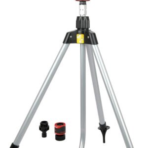 Gear Drive Metal -Eden 11530- Multi-patrón Turbo Trípode aspersor Plus Sistema de nebulización con kit de inicio de conexión rápida, cobertura de 360 grados