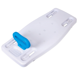 Carex -BATH BENCH Banco de Ducha portátil, Ancho Ajustable para Adaptarse a la mayoría de bañeras, Zona de Asiento contorneada con Capacidad de Peso de 300 Libras fácil de almacenar