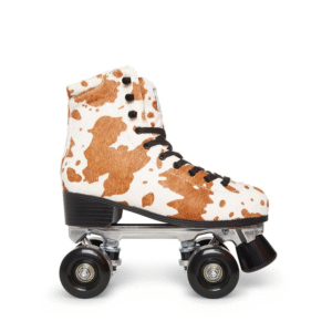 Steve Madden SK8R COW PRINT XNTHEA763, zapatillas de skate para mujer con diseño marrón estampado; cómodas, originales y con estilo urbano.
