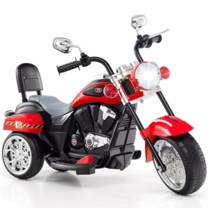 Motocicleta eléctrica de juguete para niños Costway de 3 ruedas, alimentada por batería de 6 V, tipo camión de bomberos.