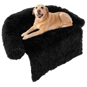 Sofá Cama para Perros Calmante y Lujoso con Fondo Antideslizante-L, Protector de muebles y diseño multipropósito, Suave y acogedor tacto, Cubierta extraíble y lavable.