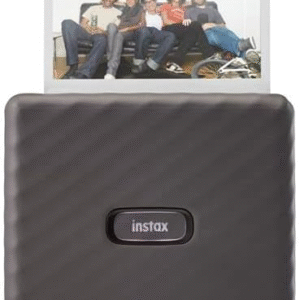 Fujifilm Instax Link Wide Mocha Gris, impresora portátil para fotos instantáneas anchas; conexión Bluetooth, impresión 3" x 5" y diseño elegante. Película Instax Wide se vende por separado