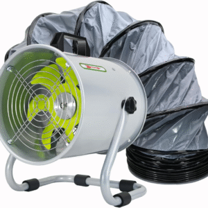 Soplador utilitario, para ventilación, de 8 plg.,  escape con manguera de conducto de 16.4 pies, alta velocidad de bajo ruido de 2800 RPM para soldadura industrial, cabinas de pintura, sótanos y almac