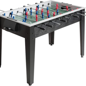 Mesa de futbolín de 48 pulgadas, juego de mesa de fútbol de madera con pelotas de fútbol, juego para 4 jugadores, fútbol de mesa de tamaño competitivo para niños, adultos, mesa de fútbol