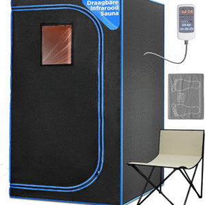 Sauna de vapor portátil Costway con generador de 3L y 9 niveles de calor. Alivia el estrés y desintoxica desde casa. Incluye silla y control remoto para tu bienestar total. ¡Compra ahora!