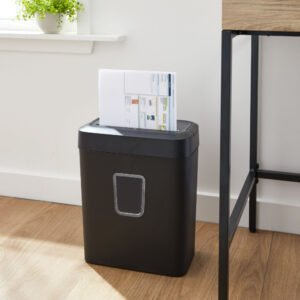TRITURADORA DE PAPEL/TARJETAS DE CREDITO DE CORTE TRANSVERSAL DE 6 HOJAS PEN+GEAR