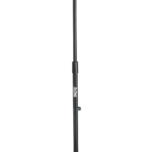 Soporte boom de micrófono trípode, cromo On Stage ms7701 C, negro (MS7701B - Black)