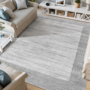 Alfombras Lavables de Área 8x10 Pies, Alfombra Grande Antideslizante Suave Vintage para Sala de Estar Dormitorio, de Pelo Bajo Apta para Mascotas.