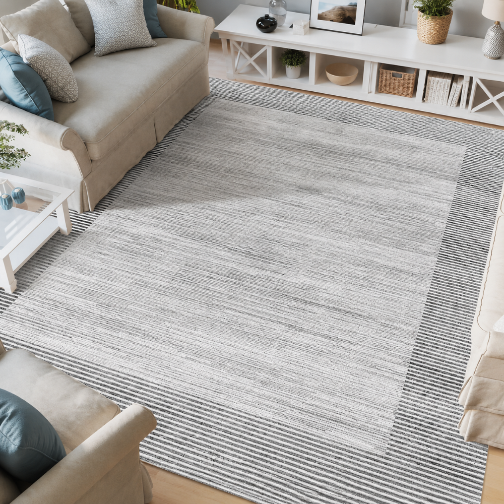 Alfombras Lavables de Área 8x10 Pies, Alfombra Grande Antideslizante Suave Vintage para Sala de Estar Dormitorio, de Pelo Bajo Apta para Mascotas.