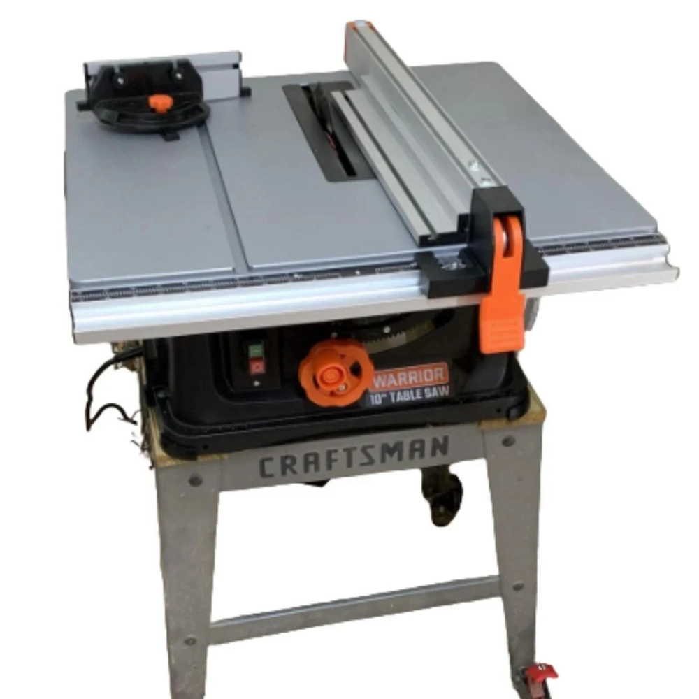 Sierra de mesa 10? de 15 amperios, motor 4250 RPM, ideal para cortes precisos en madera, carpintería y trabajos de taller. - Imagen 4