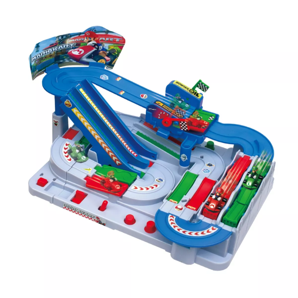 Juego Mario Kart Racing Deluxe: Época de juego eterno, Luigi, 2 jugadores, juego arcade de plástico