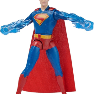 DC Comics, Figura de acción de Superman Epic Strike, 15 cm de alto, estilo auténtico de película, incluye 2 accesorios, juguetes para niños y niñas de 4 años en adelante