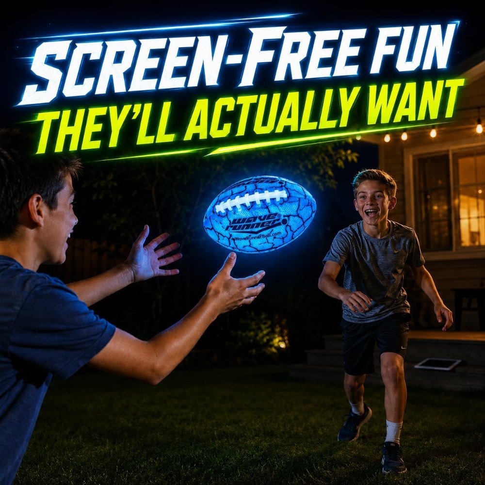 Balón de fútbol LED impermeable que brilla en la oscuridad para niños, adolescentes y adultos - Fútbol iluminado incluye bomba y baterías