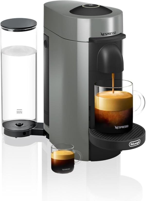 Cafetera de una sola porción: café o espresso con solo tocar un botón. Programas y características innovadoras como calentamiento de 25 segundos y apagado automático de ahorro de energía - Imagen 5