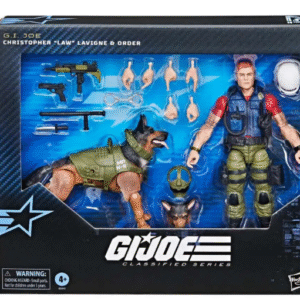 Figura de acción G.I. Joe Classified Series Christopher ''Law'' Lavigne & Order Deluxe, 6 pulgadas, incluye 14 accesorios, para edades de 4 años en adelante